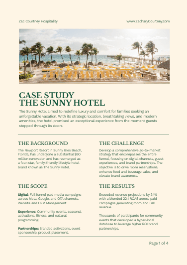 The Sunny Hotel case study cover